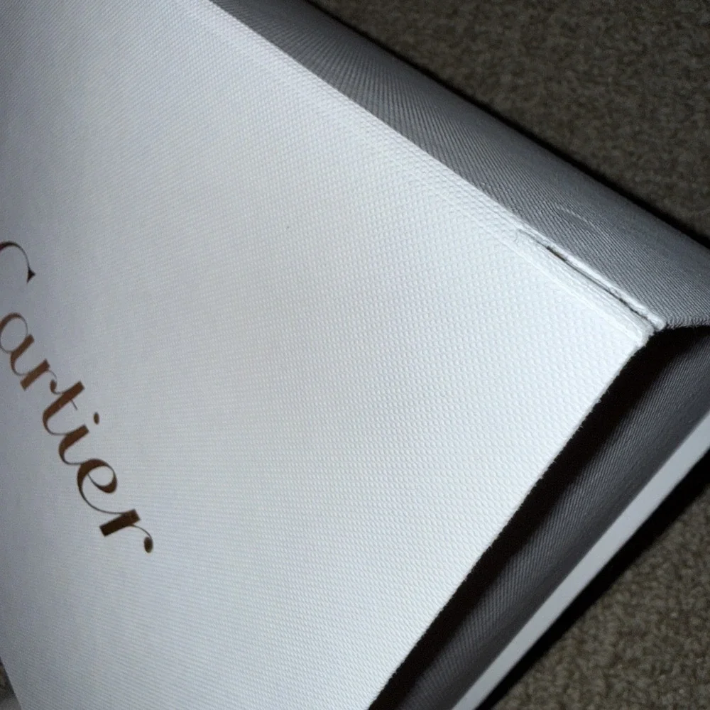 Cartier Box Empty White Magnetic Flap 8